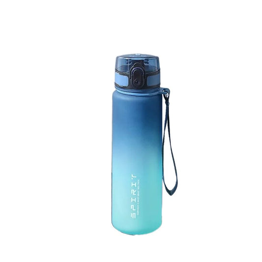 1L Large Capacity Sports Water Bottle Motivational Leak Proof Portable Reusable Plastic Cups Outdoor Travel Gym Jugs