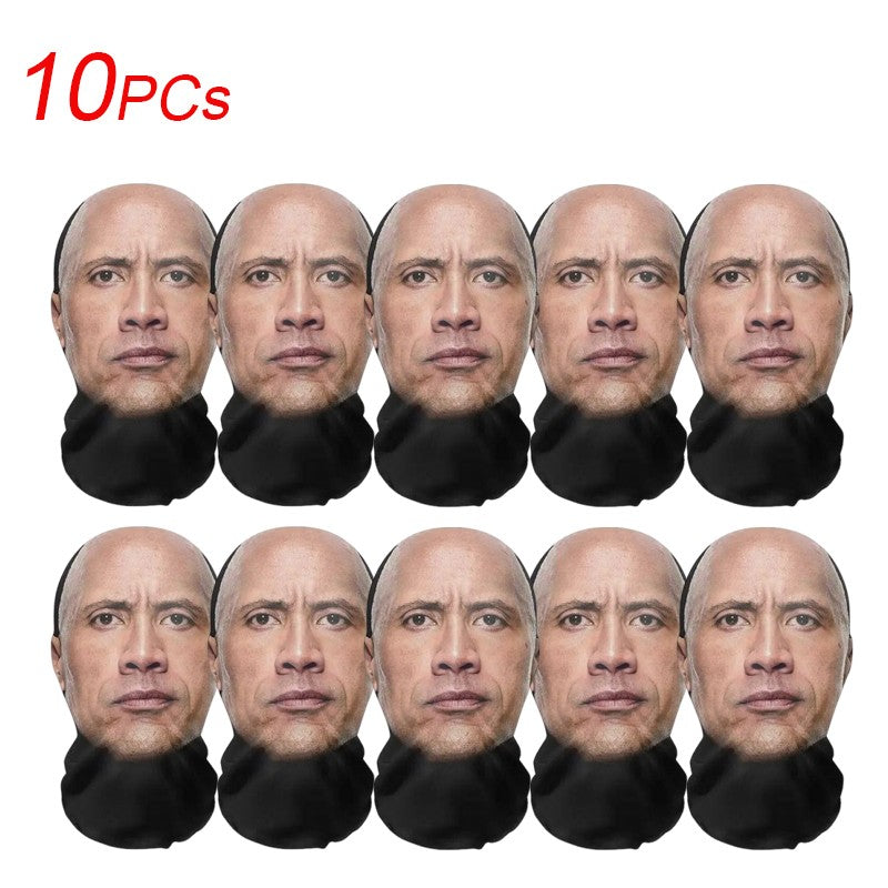 1~10PCs Personalized Realistic Mask with Full Face Prank Mask Headgear for Role-Play Halloween Cosplay