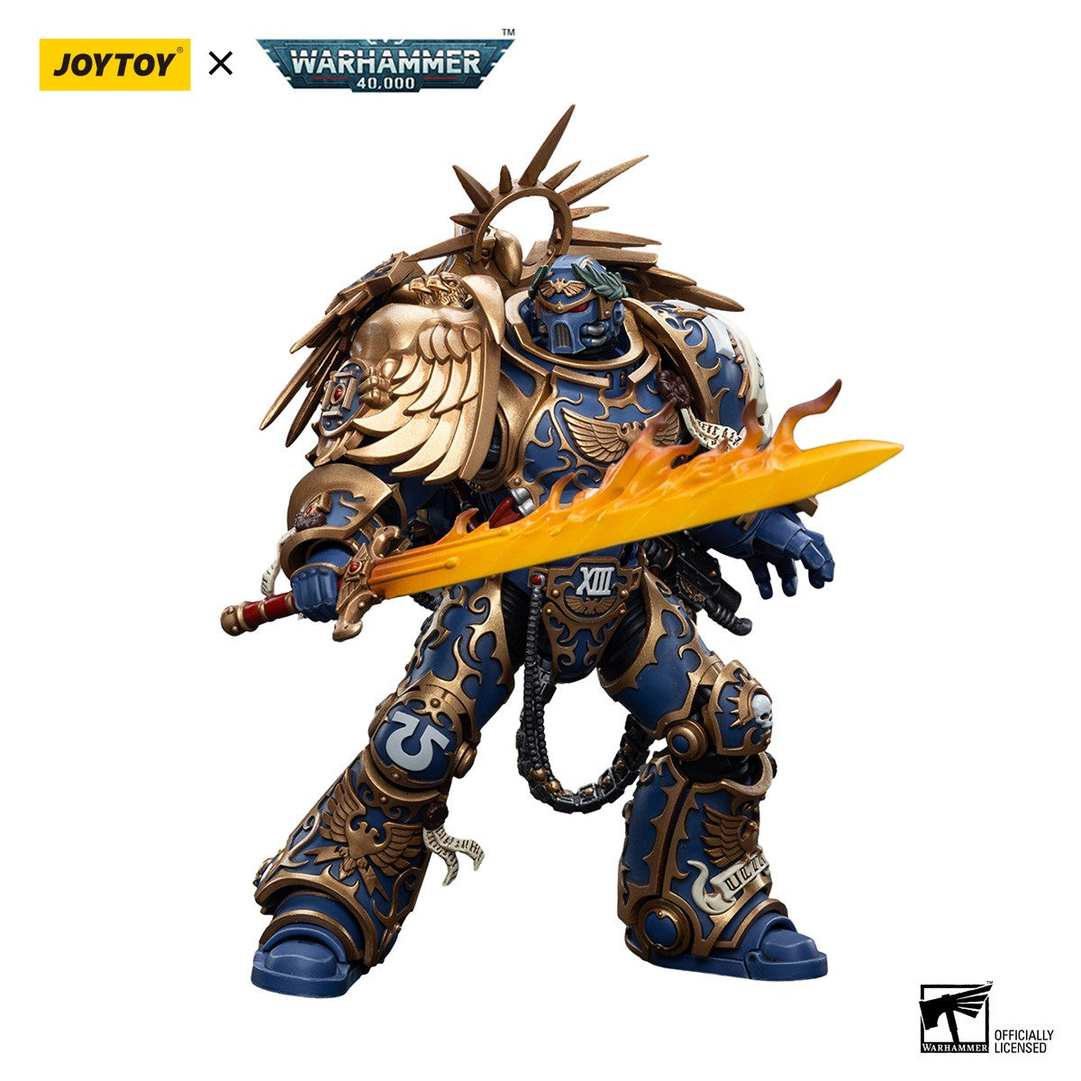 JOYTOY Warhammer 40k 1/18 Bonecos de Ação Anime 18,1cm Ultramarines Primarca Roboute Guilliman