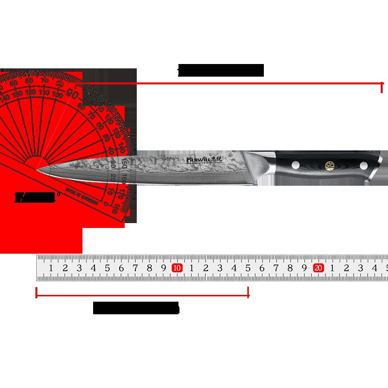 Huiwill Super Qualidade 8" Japonês VG10 67 Camadas de Aço Damasco Conjunto de Facas de Cozinha para Chef Faca de Corte Faca de Fatiar com Bloco