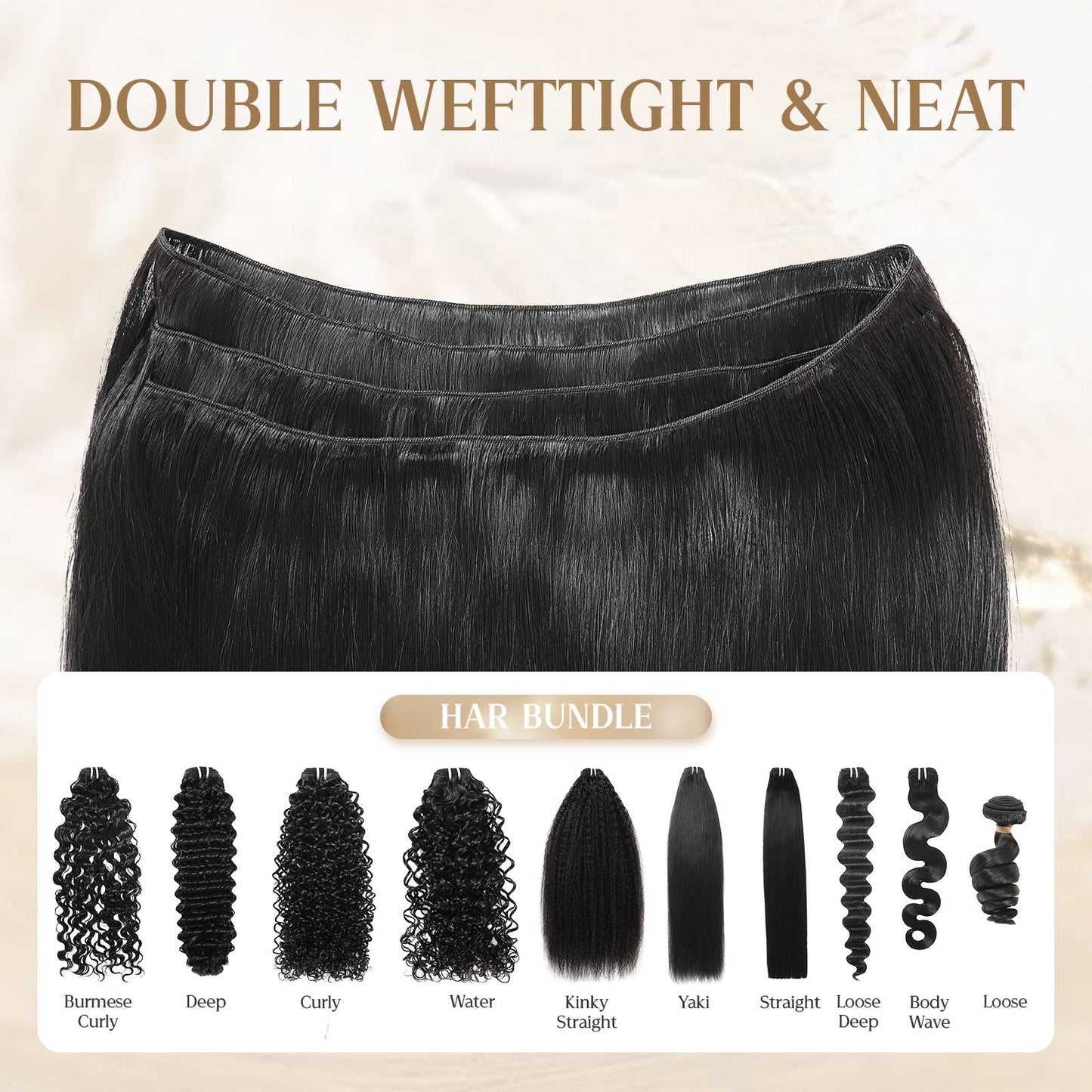 Wacur 12A cabelo liso natural cru trançado 12-30 polegadas preto natural 100% Remy hair extensions para cabelos virgens para mulheres