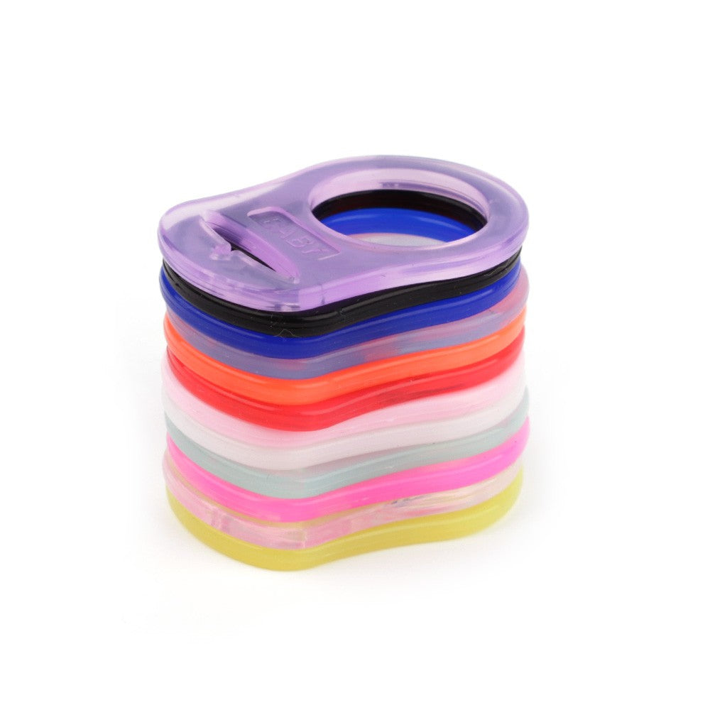 12pcs TYRY.HU Pacifier Adapter of Material Silicone for DIY Pacifier Chains Holder Clip Adapter Soother Teething Ribbon BPA Free