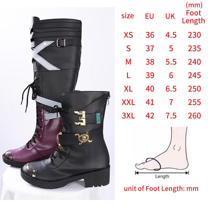Peruca de Cabelo para Cosplay Arcane Jinx Traje Anime Sapatos Botas para Cosplay Jinx Feminino para Meninas, Mulheres, Role Play, Festa, Carnaval, Roupas