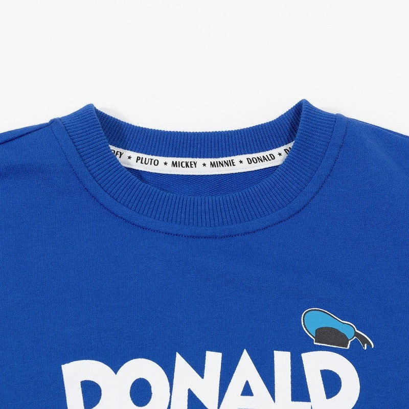 Autumn Baby Girl Boy Clothes Set Children Disney Donald Duck Printing Sweatshirt Top and Pants Bottom 2Pcs Suit Cotton Tracksuit