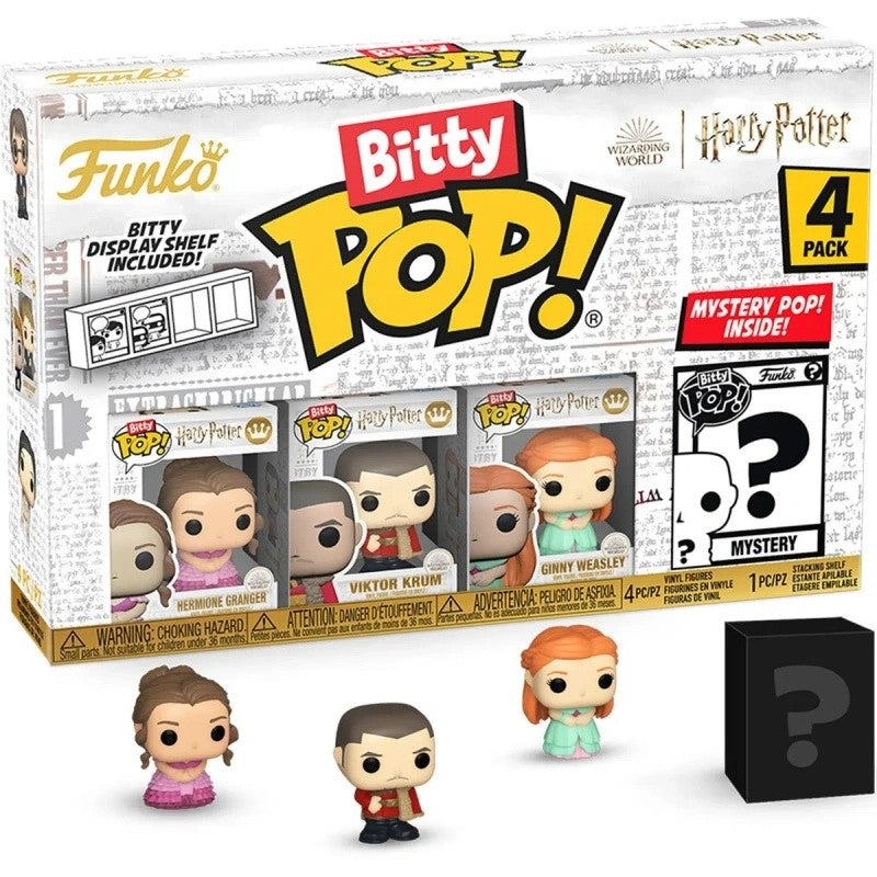 Funko Bitty Pop Harry Potter Series Caixa Surpresa Hagrid Hermione 4 Pack Mini Figura de Vinil Colecionável Edição Limitada Modelo Brinquedo Presente