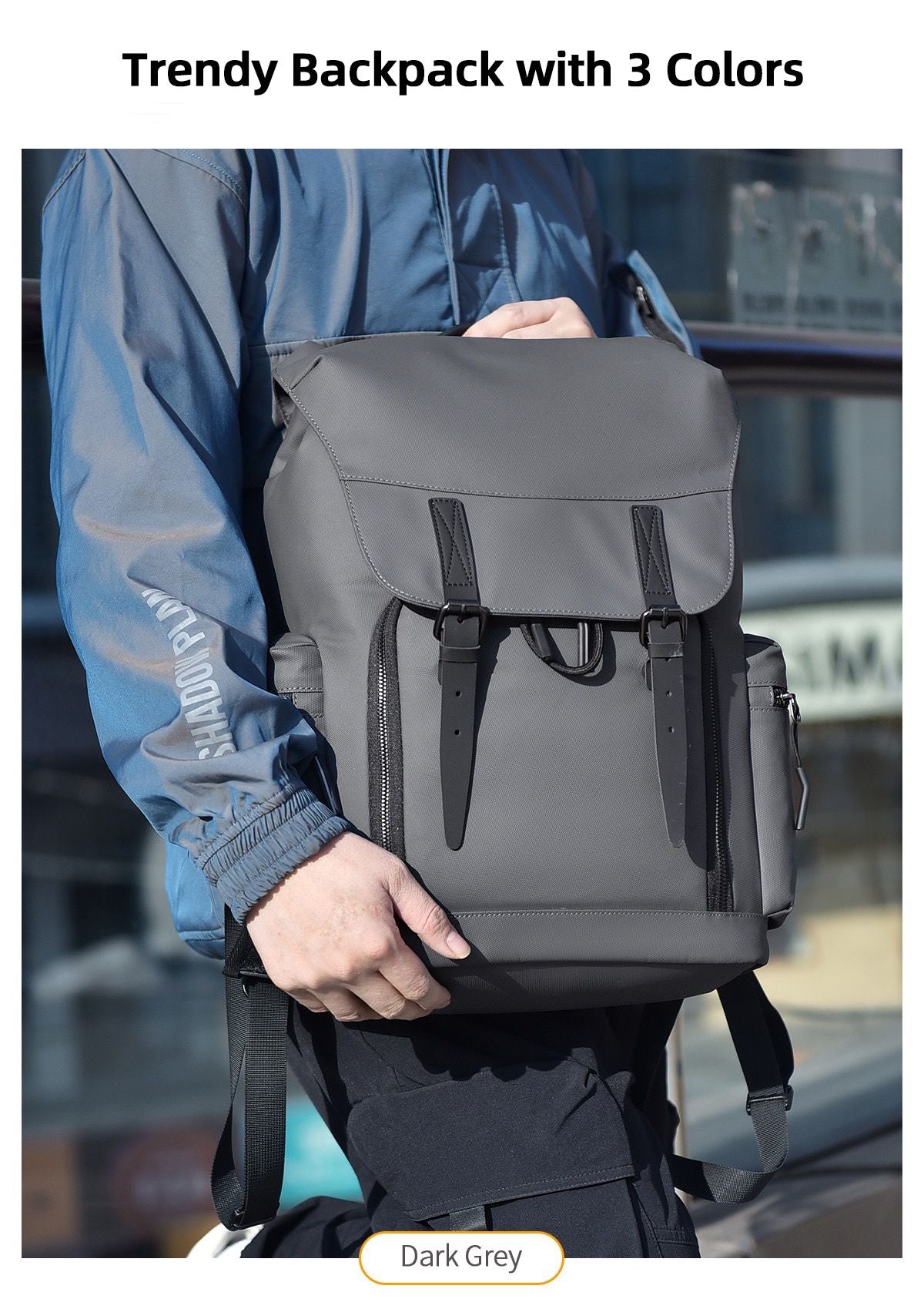 Mochila Escolar Nova 2025 para Laptop de 15.6 polegadas Material Impermeável Mochila para Viagem de Negócios Trabalho Casual Festa Masculina