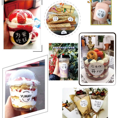 1000 PCS Custom Stickers Customize Logo Label Sticker Personalized Stickers Packaging Labels Design Your Own Sticker