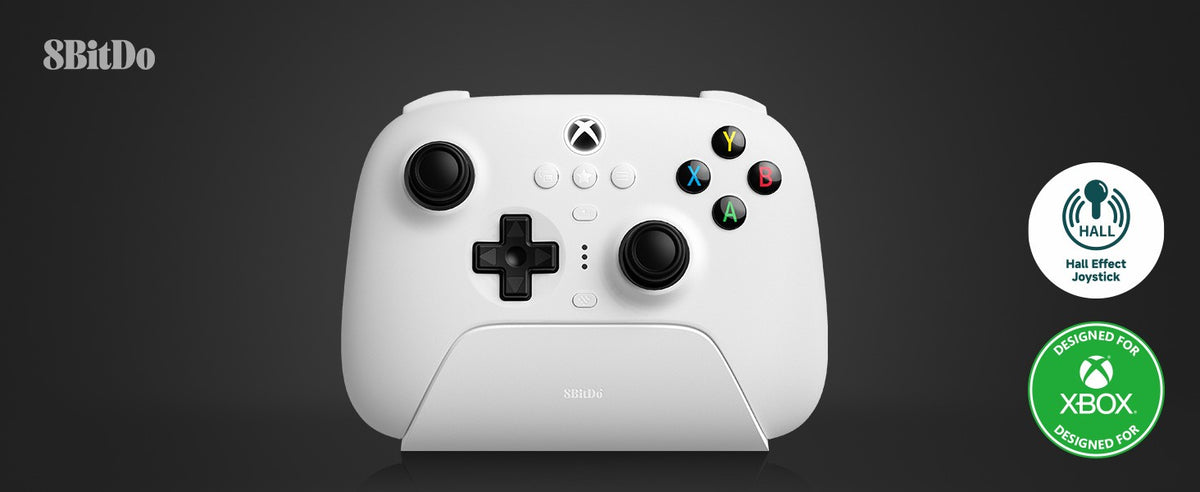 8BitDo Ultimate 3-mode Controller with Hall Effect Joystick?Gamepad for Xbox One?Xbox Series X / S,PC Windows 10 11,Android
