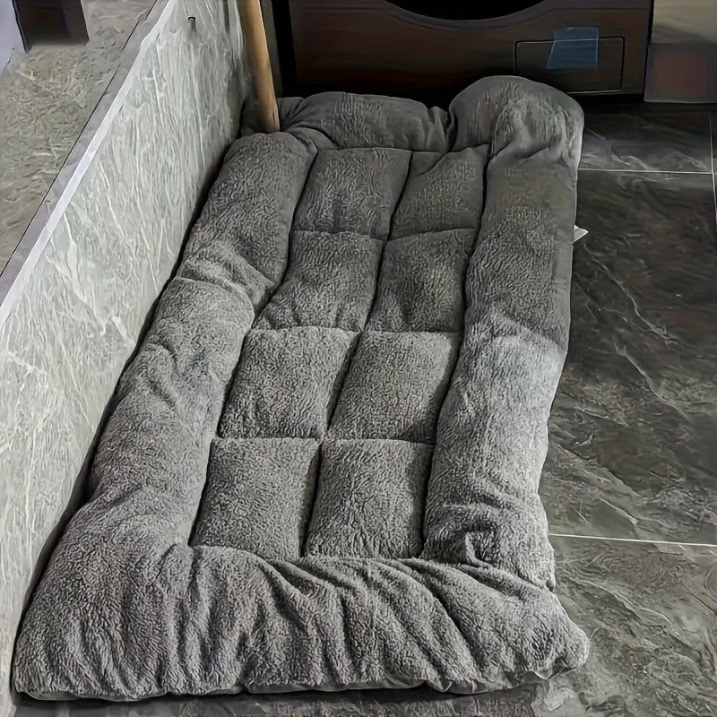 Cama para Cães e Gatos de Pelúcia Grande Almofada Ultra Macia de Poliéster para Caixas para Gatos e Cães de Todos os Tamanhos Adorável Sofá Retangular