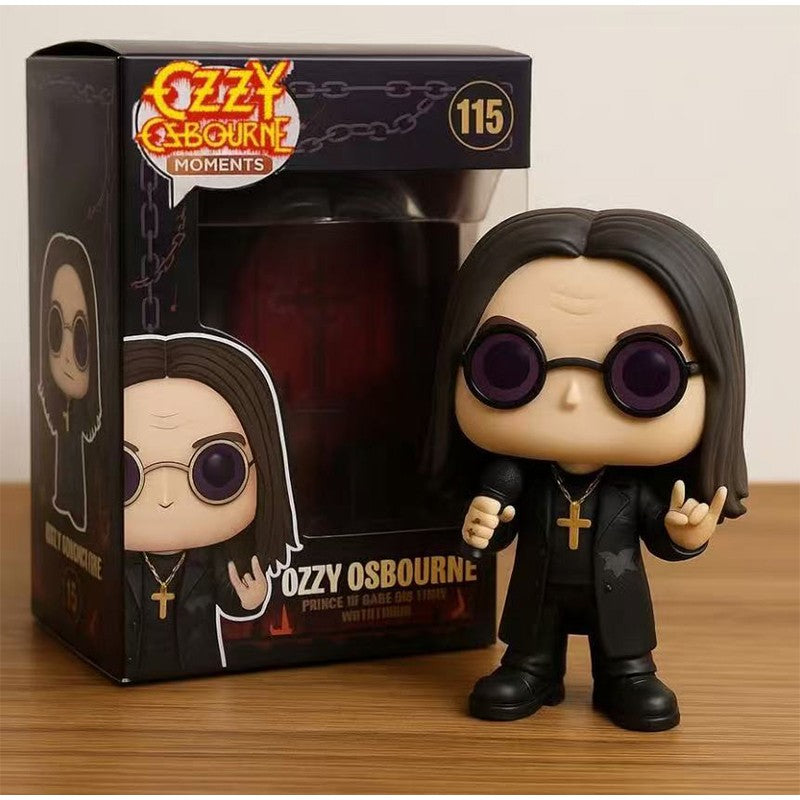 Ozzy Osborne Figure Thank You Ozzy The Final Show Resin Duck Doll Ornaments Desktop Decoration Cute Doll Fans Souvenir Gift