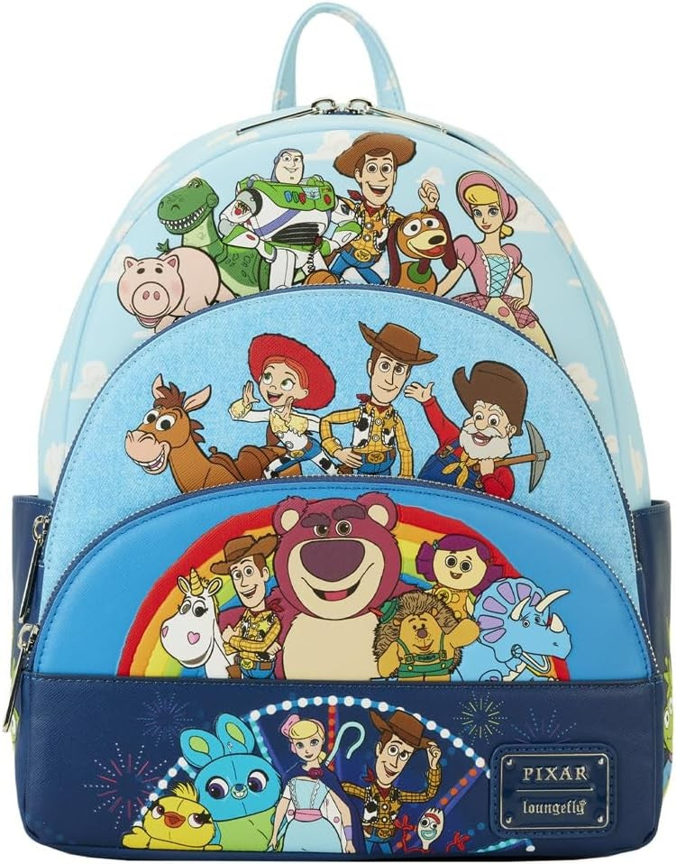 Bolsa de Ombro Mini Mochila Loungefly Pixar Toy Story 1-4 Series Rex Buzz Lightyear Woody Lotso Cosplay