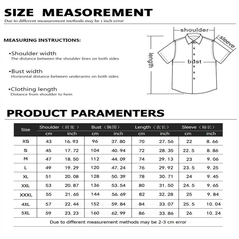 Linen men's shirt, comfortable and breathable short sleeved shirt design, men's summer Hawaiian shirt XS-5XL