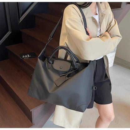 Women's Yoga Fitness Bag Short Trip Travel Bag Waterproof Soft Large Capacity