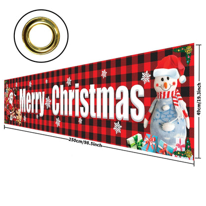 Happy Halloween Banner 250cm Long Hanging Halloween Banner with Pumpkin Terror Bloody Handprint Decor for Yard Indoor Outdoor