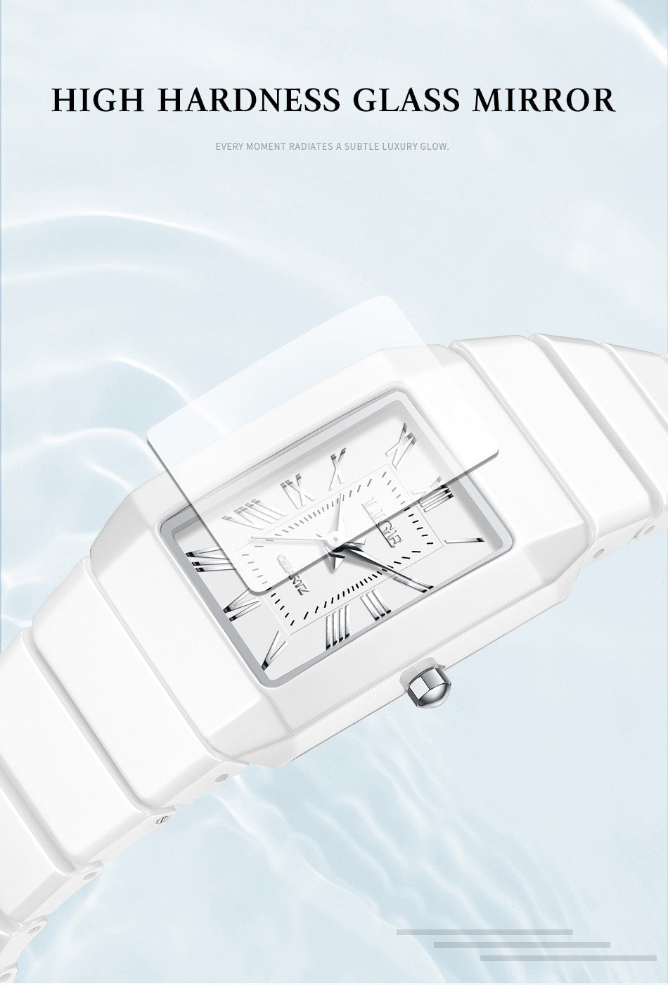 LIGE Classic Elegant Woman Watch Fashion Luxury Ceramic Strap Waterproof Casual Simple Dress Quartz Women's Watches Wristwatches