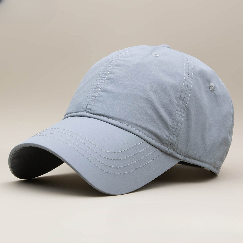 Summer Lightweight Quick Drying Baseball Cap Man  Plus Hat Male Outdoor Sport Oversized Men's Navy Baseball Cap for Big Heads