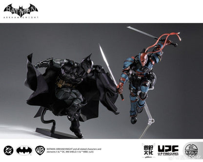 In Stock 1/12 Upfinegures Lpzz Deathstroke Arkham Knight Game Peripherals DC002 Anime Action Figure Model Toy Collectibles Gift