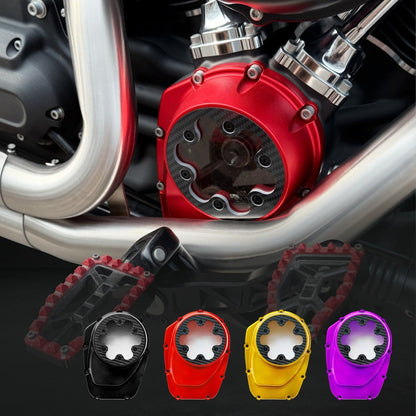 Aluminum Visible Camshaft Cam Cover Protector with Carbon Fiber for Harley Softail 2018-2024 and Touring 2017-later&Trike Models