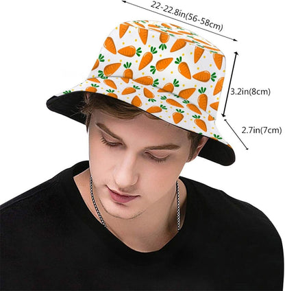 Easter Eggs 4 Bucket Hat for Women Men Summer Travel Beach Sun Cap Easter Hat Outdoor Fisherman Hat Unisex