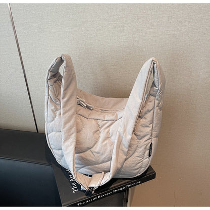 New Commuting Crossbody Bags for Women Fashion Texture and Simple Hobo Shoulder Bag Large Capacity Versatile Bags for Travel