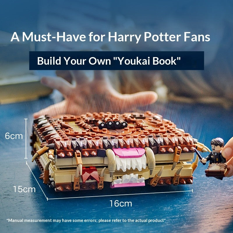 LEGO blocos de montar montam livro de monstros mordedores Harry Potter 76449 para meninos e meninas, brinquedos infantis, presentes de Natal