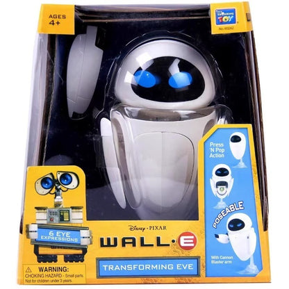Brinquedos de Anime da Disney WALL E Transformando EVE Robô Boneco de Ação Modelo Brinquedo Presente de Natal para Crianças Brinquedos Colecionáveis