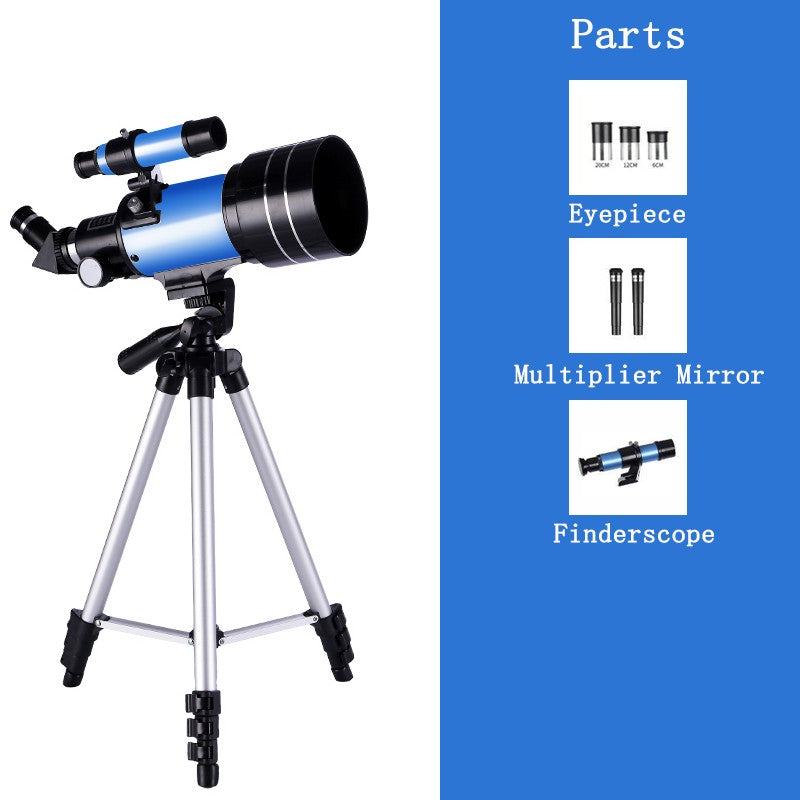 Telescópio Astronômico Profissional 150X Zoom HD para Estrelas e Lua Binóculos de Longo Alcance Potente Monocular com Visão Noturna