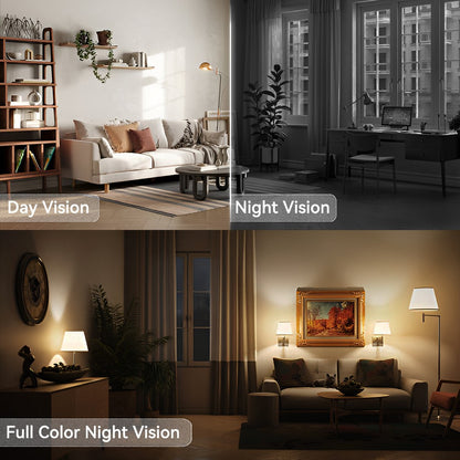 O-Kam Pro 5MP 2.4G/5G WiFi Indoor Baby Monitor Security Camera | One-Touch Call | Color Night Vision | Human Tracking | 355° PTZ