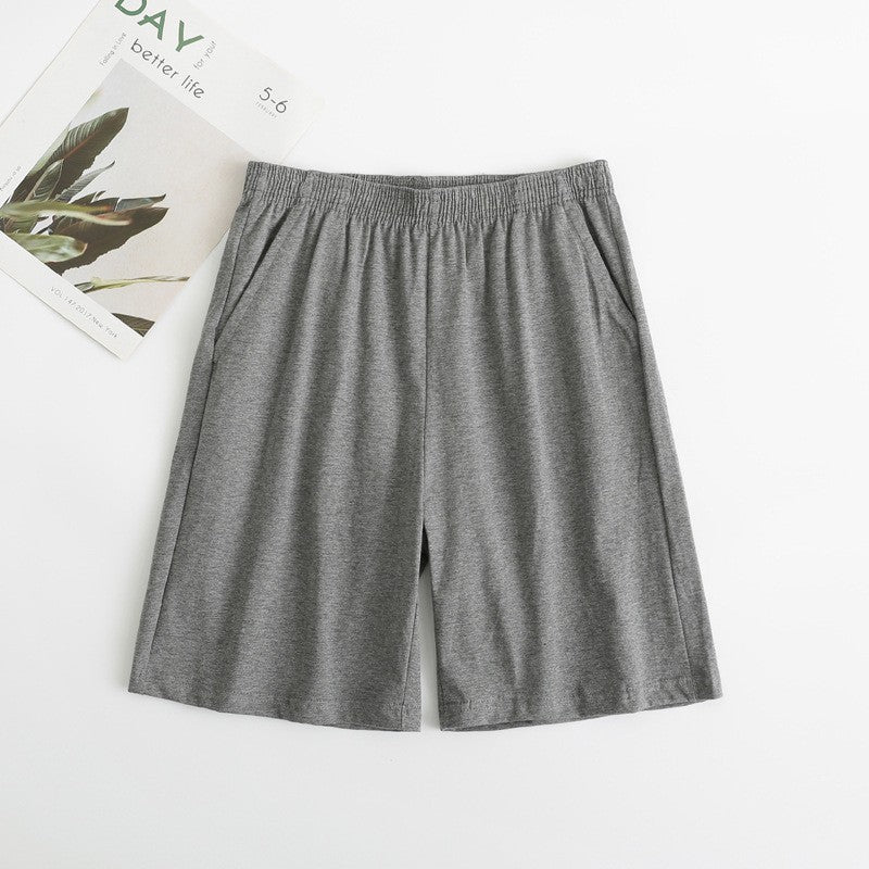 Men's Cotton Sleep Bottoms Plus Size 5XL Shorts Sleepwear Boxer Casual Lounge Wear Sleeping Short Pants Homewear Nightwear Homme