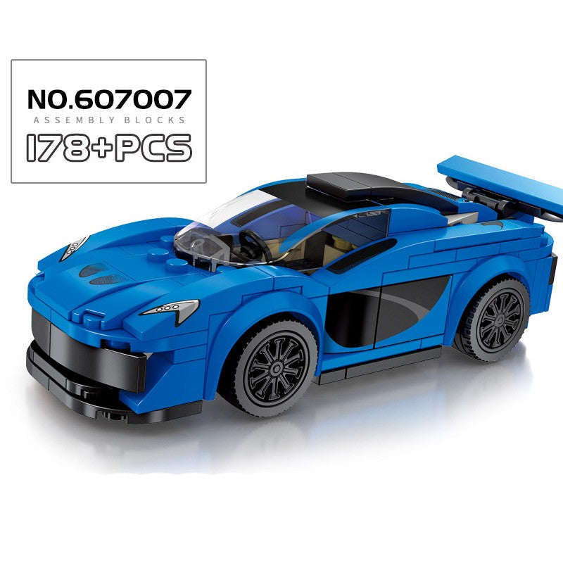 Blocos de Montar Esportivos de Carro MOC Corrida Urbana Bloco de Montar Esportivo de Rally Clássico Veículos Super Corredores Presente de Natal Brinquedos Técnicos