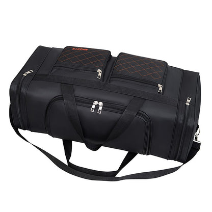 Men's Large Capacity Luggage Bag - Multi Pocket Travel Bag with Zipper Closure, Foldable Design, Ideal for Vacation and Sports E