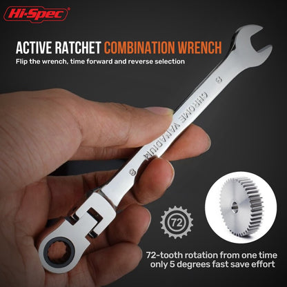 Jogo de Chave Soquete com Catraca de Torque Ajustável Hi-Spec Jogo de Chave Universal para Reparos de Bicicletas e Motocicletas Kit de Ferramentas Mecânicas