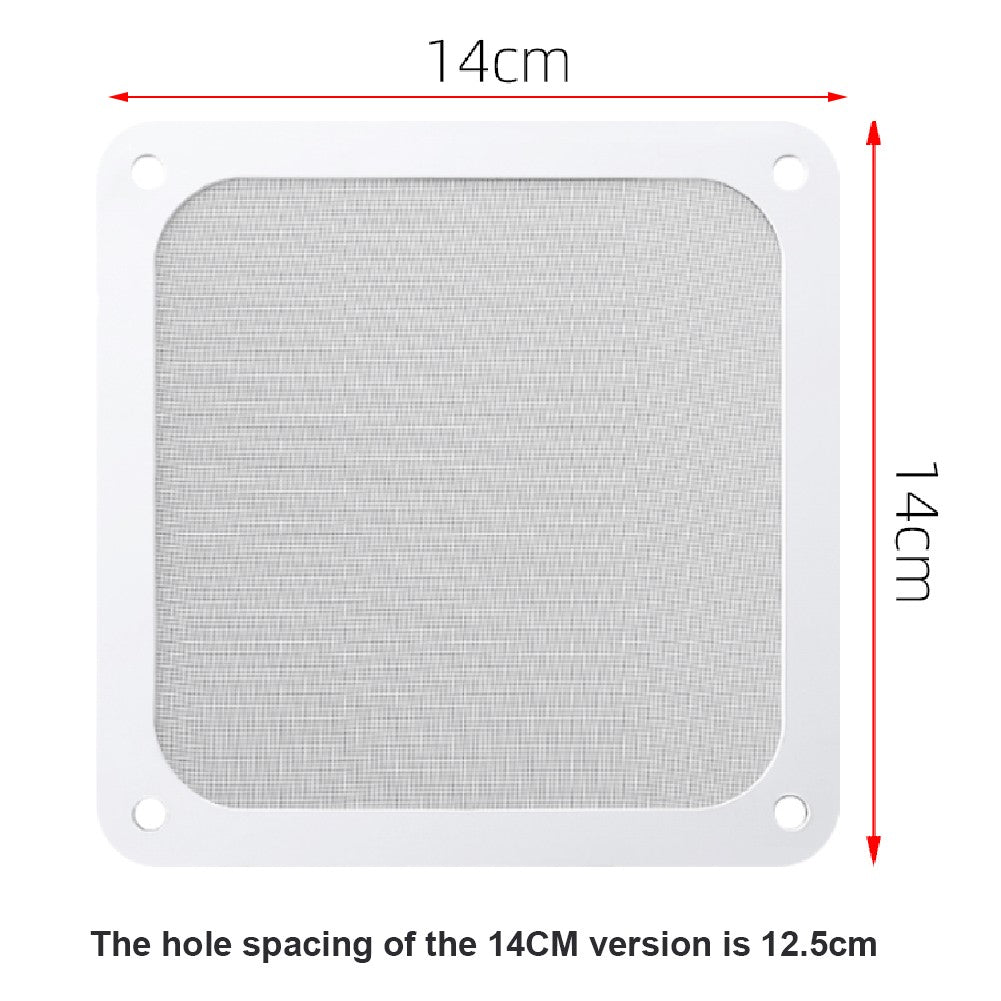 80mm 90mm 120mm 140mm PC Chassis Cooling Fan Dust Filter Magnet Dustproof Mesh Cover Computer Chassis Net Guard with Hole