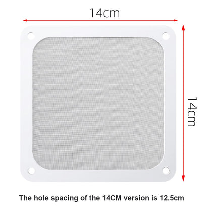 80mm 90mm 120mm 140mm PC Chassis Cooling Fan Dust Filter Magnet Dustproof Mesh Cover Computer Chassis Net Guard with Hole