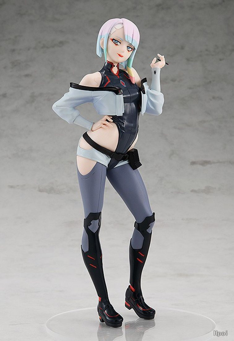 22CM Anime Game Cyberpunk: Edgerunners Lucy Figure Standing doll Anime Model Toys Gift Doll Collection Decoration PVC