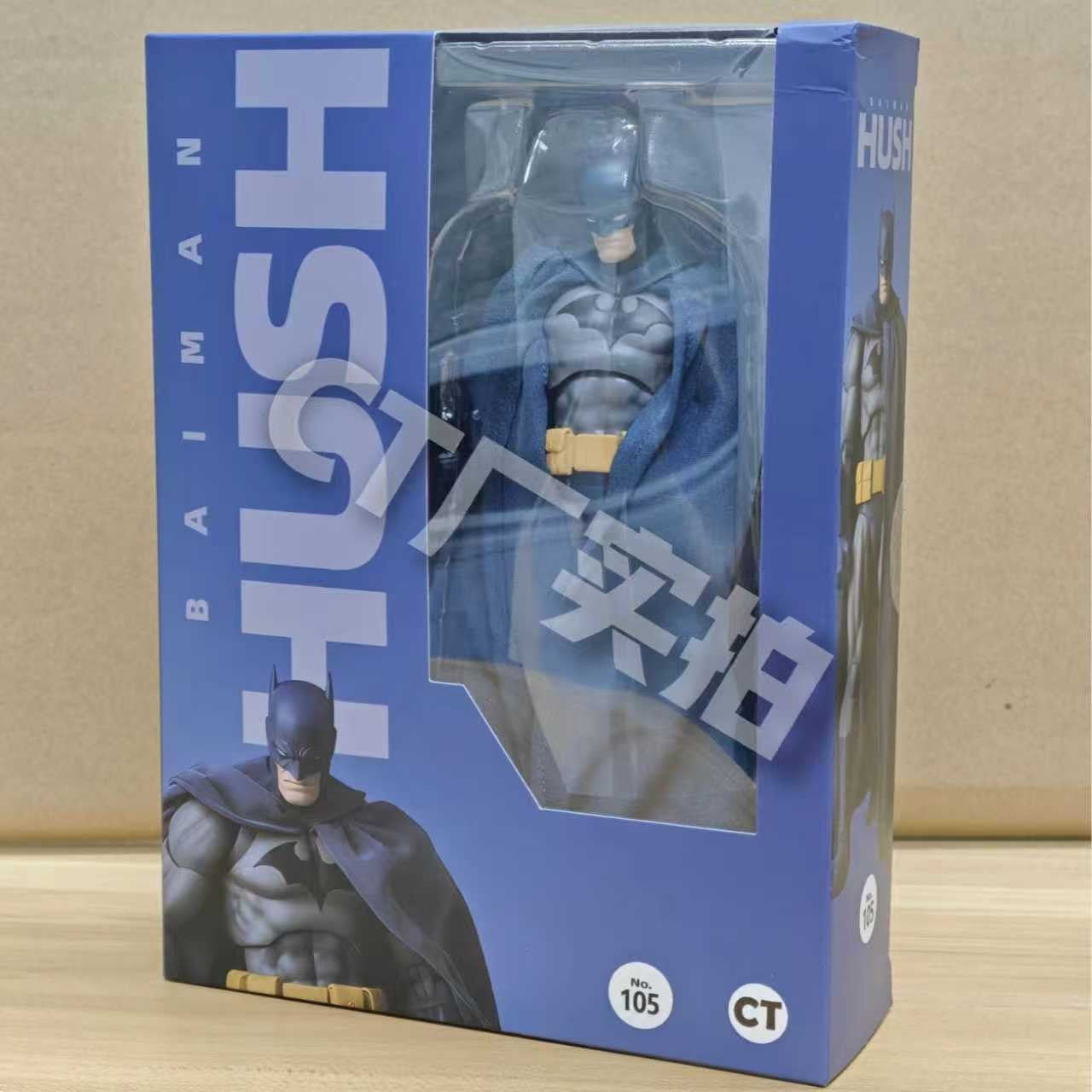CT Toys Batman Figure Batman Mafex 105 Blue Version Bat Man Action Figures DC Justice League Hush Figurine Collection Toy gifts