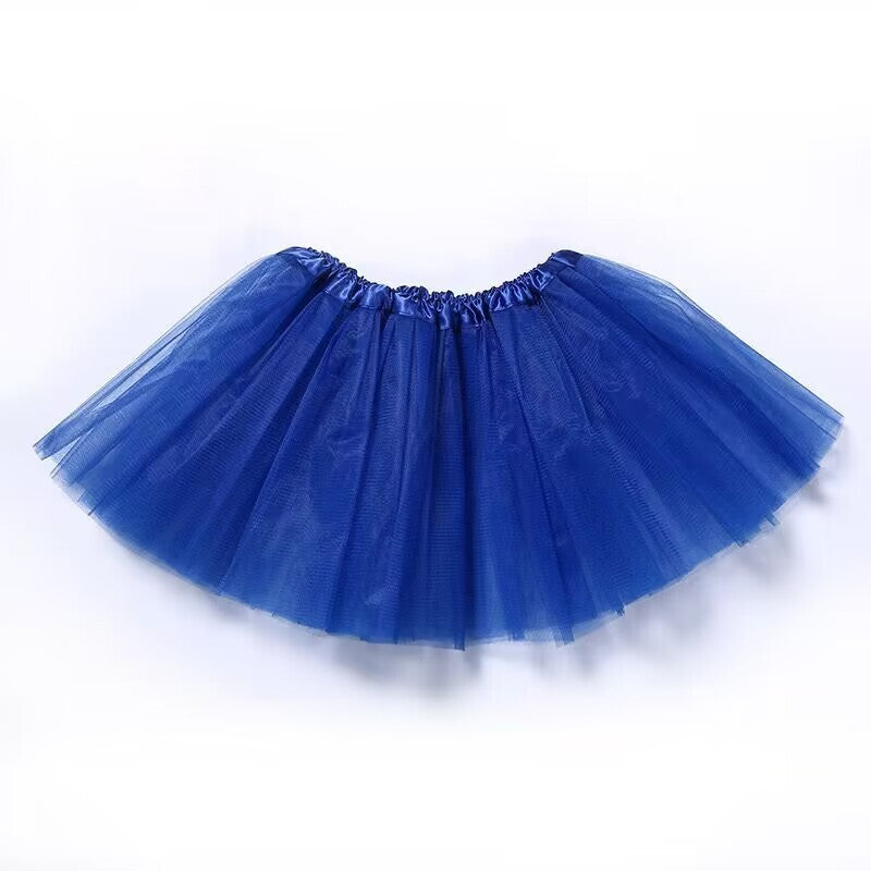 Tutu Skirt Women Girls 80s Vintage Ballet Dance Skirt Layered Short Mini Skirt Vintage Petticoat Layered Mesh Ballet Underskirt