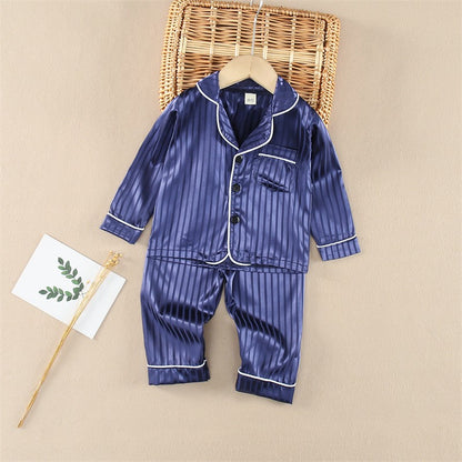 Conjunto de Roupas de Bebê Primavera Outono Meninos Pijama Infantil Camisa Manga Longa Calça 2 Peças/Conjuntos Roupa de Dormir para Crianças Fantasia Infantil