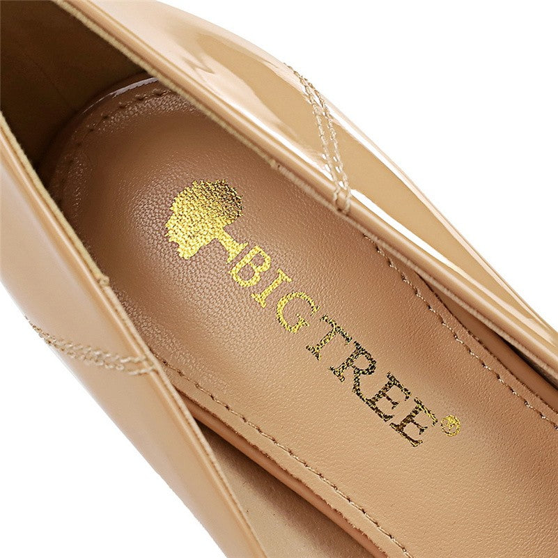 Luxury Design Women 10cm High Heels Metal Buckle Green Pumps Lady Plus Size Wedding Stiletto Heels Party Nude Replica Prom Shoes