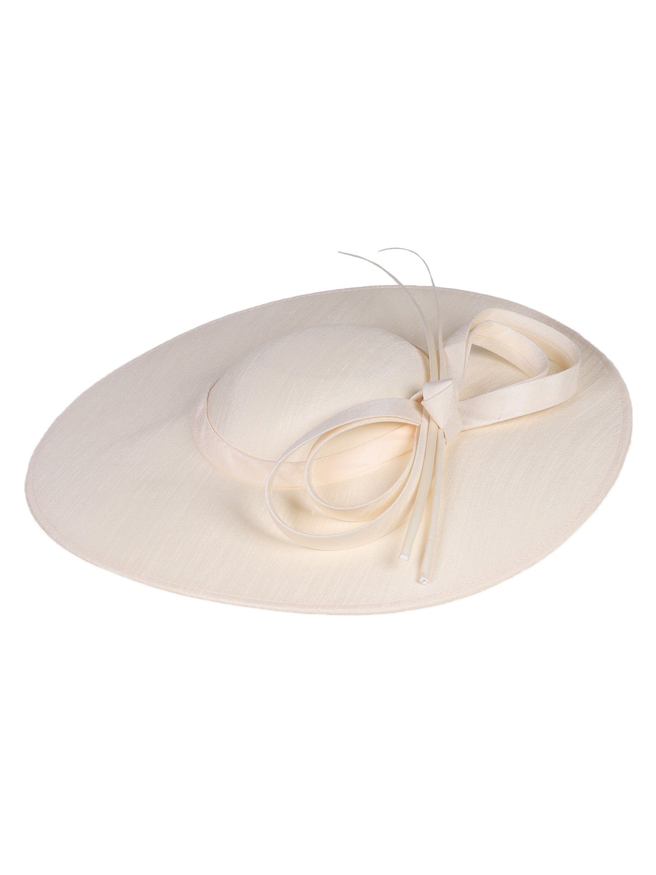 Sinamay Weddings Fascinators Hats For Women Ladies Large Big Brim Cocktail Church Tea Party Dress Fedoras Hat With Bow Feather