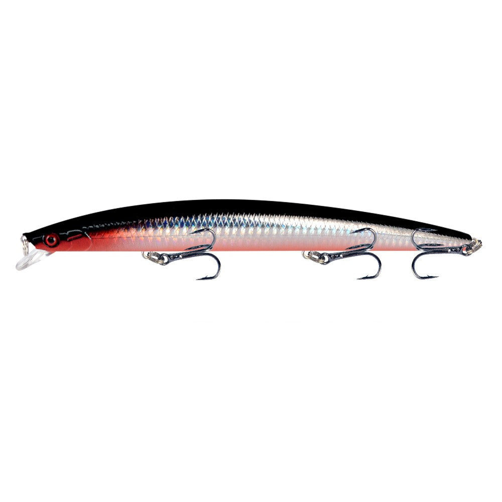 1pcs 18cm 24g Minnow Fishing Lure Laser Hard Artificial Bait Plastic Big Fake Fish Lures Sea Fishing Bait Crankbait Wobblers