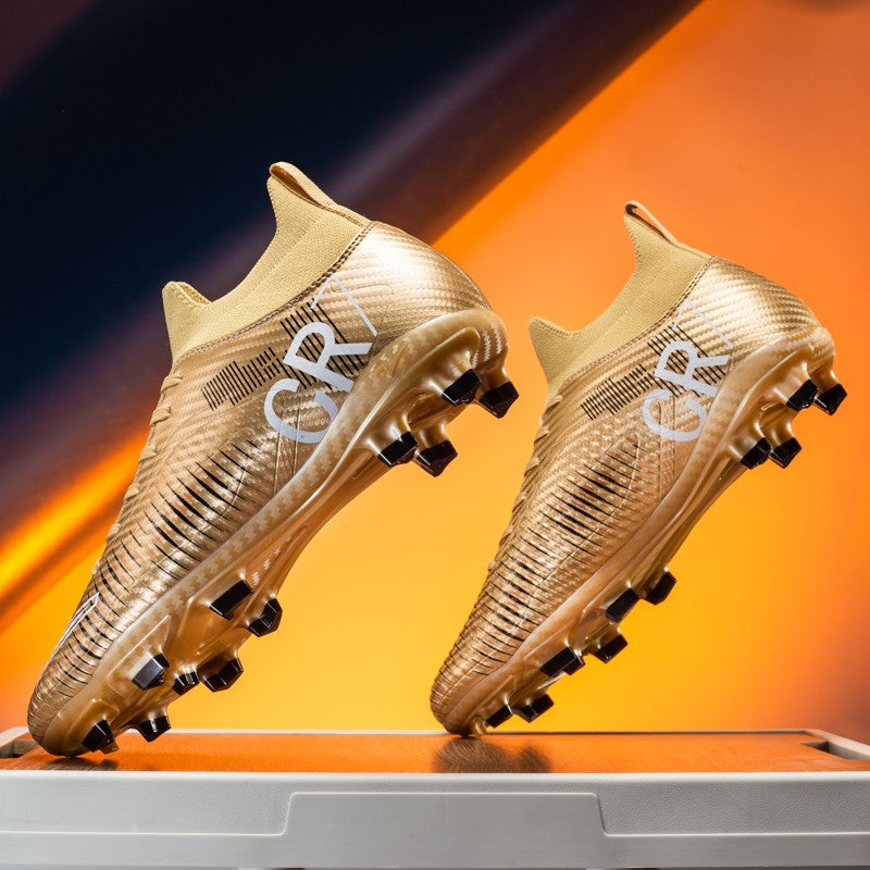 New Men's and Women's Football Cleats Firm Ground Outdoor Professional Football Shoes Lightweight Sports Sneaker Rugby Boots