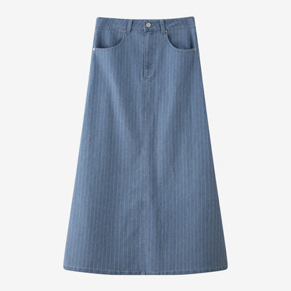 AS 2025 pinstripe denim skirt fashion woman clothes lady wear