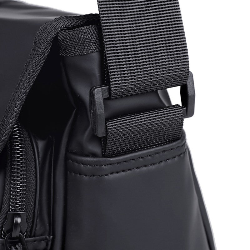 Men's Crossbody Bag Nylon Lightweight Chest Shoulder Bag with Zipper Pocket Waterproof Outdoor Travel Sport Messenger Bag