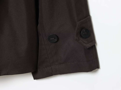 Women's Autumn and Winter Casual Straight Waterproof Parka Jacket with Fur Hem, Warm Zipper Long Sleeve Outwear