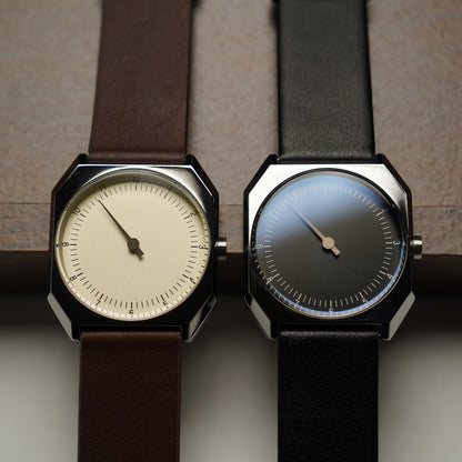 SKU Retro One Pointer Watch for Men - Vintage Style Square Quartz Watch Unique Design Fashion Wristwatch for man men alloy watch