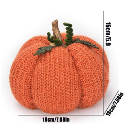 Halloween Decoration Knitted Pumpkin Halloween Festival Party Family Atmosphere Decor Bonsai Pendant Pumpkin Ornament Gifts