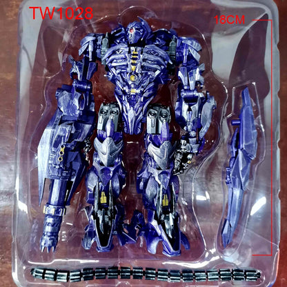Brinquedo de Transformação BAIWEI TW1028 Shockwave ZS01 SS56 MP29 Guardião do Universo Robô de Deformação Liga Metálica Figura de Ação Modelo de Carro Presente