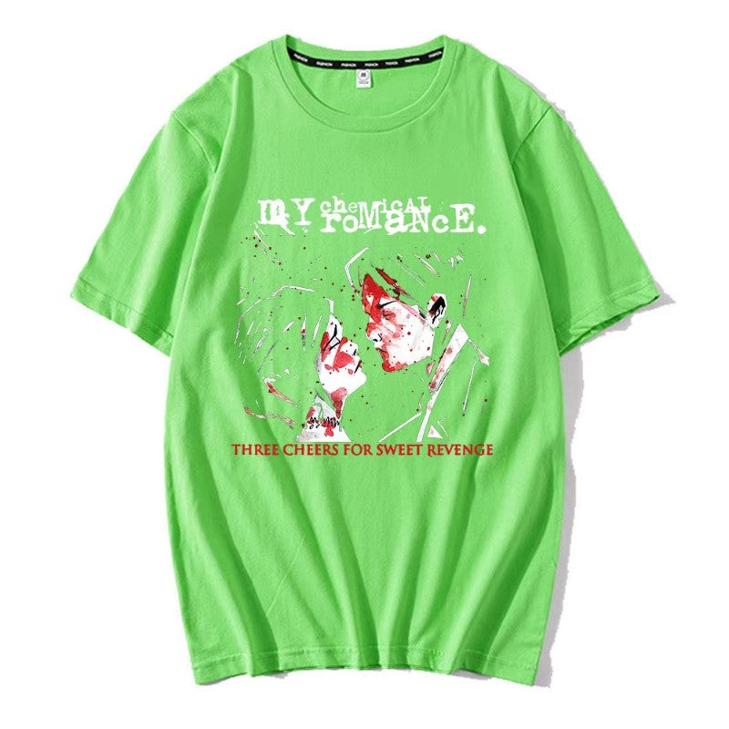 Hot Sale Couple Tshirts My Chemical Romance Mcr Dead Emo Popular Style 100% Cotton T-shirts Fashion Funny Comfortable T-shirt