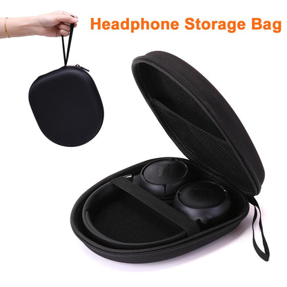 Bolsa de armazenamento universal para fones de ouvido sem fio, compatível com JBL Tune 520BT 510BT, estojo portátil para fones de ouvido Sony/Anker/Bose